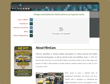 Tablet Screenshot of filmcars.com